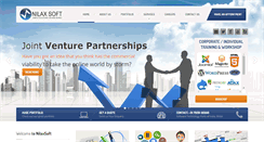 Desktop Screenshot of nilaxsoft.com